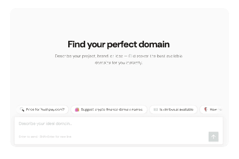 AI domain finder
