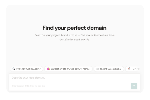 AI domain finder